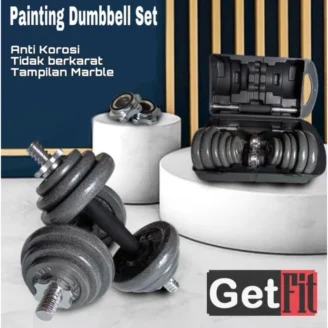 Painting Dumbbell Set 10kg / Dumbbell Set 10kg / Adjustable Barbell