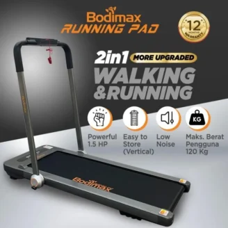 Alat Fitness Treadmill Elektrik Listrik BODIMAX RUNNING PAD