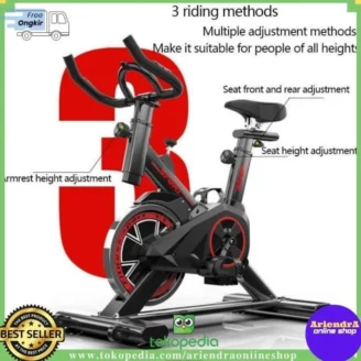 Alat Fitness Sepeda Statis Spinning Bicycle Exercise Indoor Gym Bike
