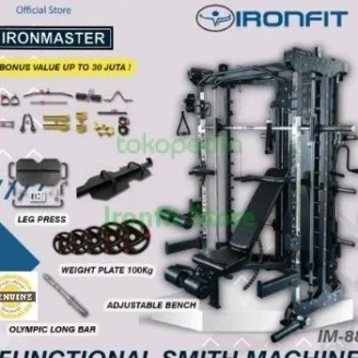 BEST PRICE PAKET FUNCTIONAL SMITH MACHINE -IRONMASTER