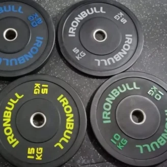 Black Rubber Bumper Plate 1pcs Piringan Pemberat