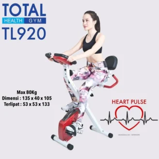 XBIKE TL 920 ORI TOTAL FITNESS Sepeda Fitnes Statis Spinning Lipat