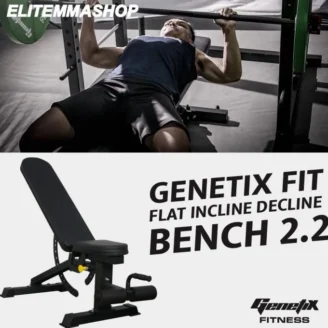 GENETIX FIT FLAT INCLINE DECLINE BENCH 2.2