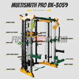 Smith Machine Multi Bench Press Adjustable Home Gym Pro Import BK-3059