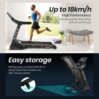 Jezfit Alat Fitness Treadmill Elektrik City