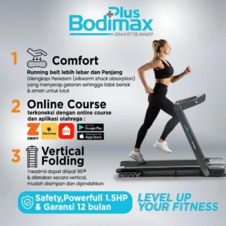BODIMAX PLUS SMART RUNNER - Treadmill Besar Bodimax