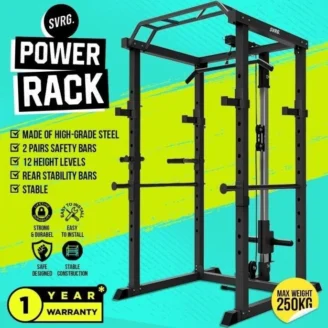 Svarga Power Rack - Cage Angkat Beban - Squat Rack - Home Gym Fitness