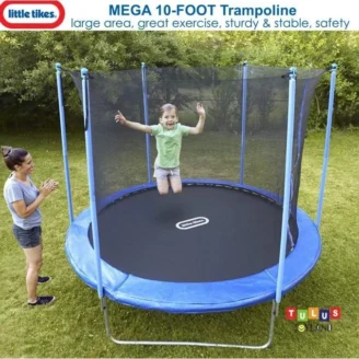 Trampolin Little Tikes Mega 10 Ft 12 Foot 15 Trampoline Jaring besar