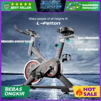 L-Felton Sepeda Statis Spinning Bicycle Exercise Indoor Gym Bike LF110