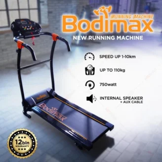 Alat Fitness Treadmill Elektrik Listrik BODIMAX NEW RUNNING MACHINE