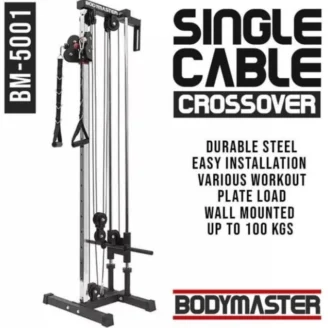 Single cable crossover/alat gym/fitnes alat angkat beban